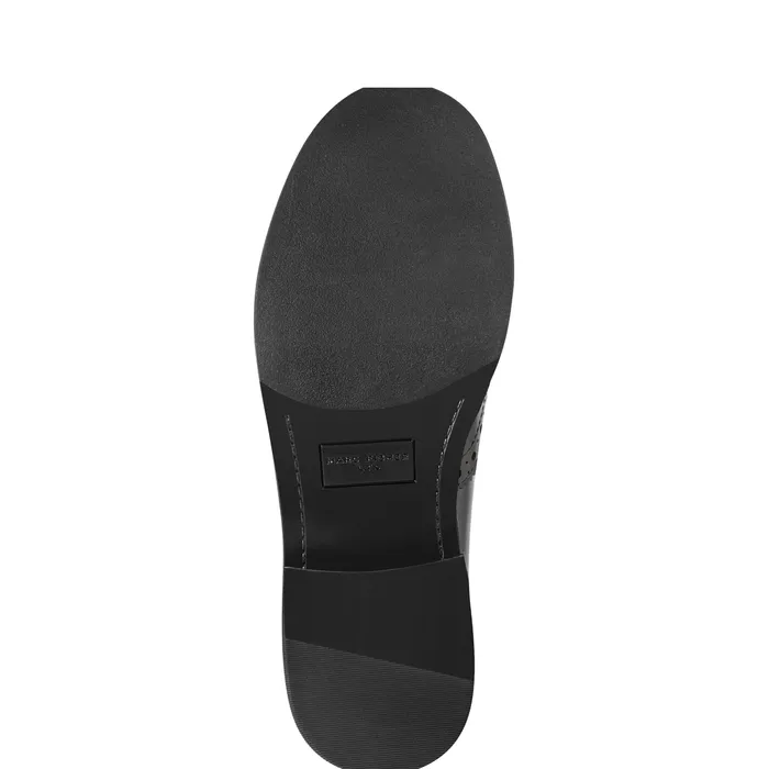 Loafers and Flats Women Marc Fisher Parker Monkstrap Oxford Black Leather