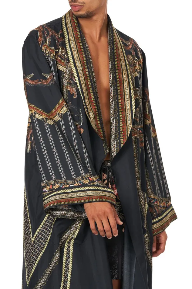 LONG LINE ROBE BELLE OF THE BAROQUE Belle Of The Baroque Mens Camilla Robes