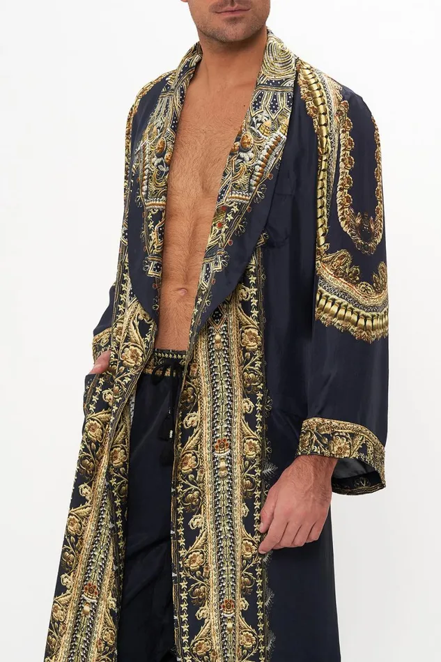 LONG LINE ROBE ITS ALL OVER TORERO Its All Over Torero Mens Camilla Robes