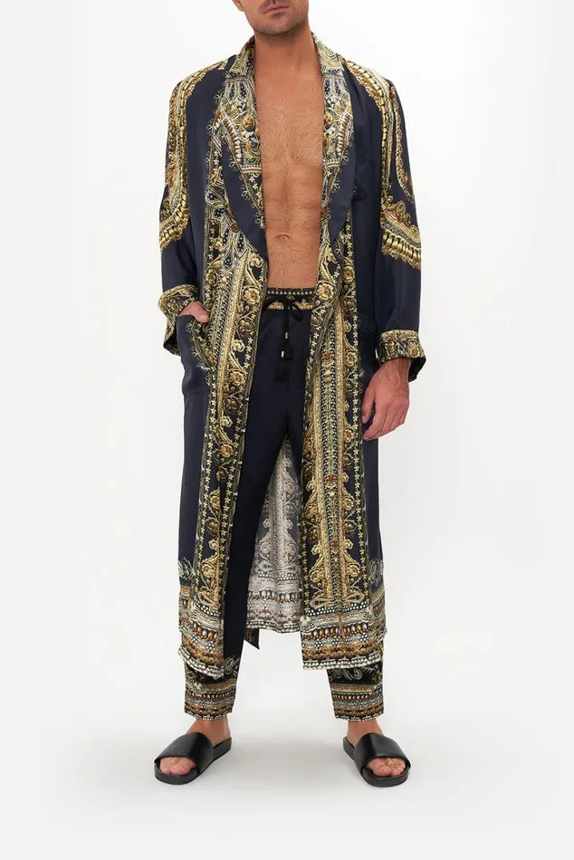 LONG LINE ROBE ITS ALL OVER TORERO Its All Over Torero Mens Camilla Robes
