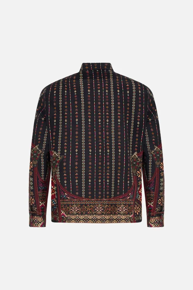 LONG SLEEVE CAMP COLLARED SHIRT THE WANDERING ONES The Wandering Ones Mens Camilla Shirts