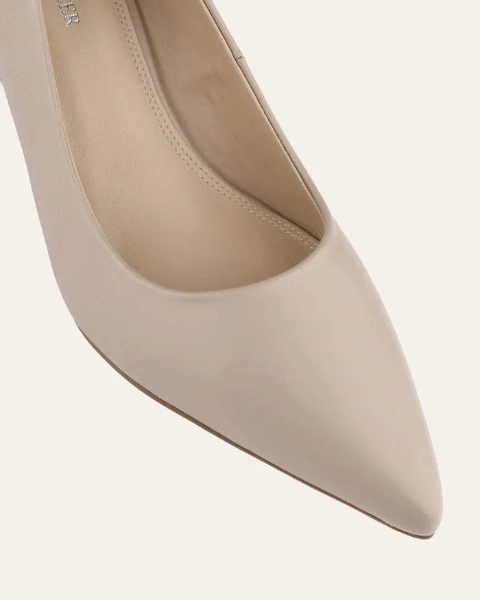 LOW HEELS Women Carrington low heels taupe leather jomercer LOW HEELS Women Carrington low heels taupe leather jomercer