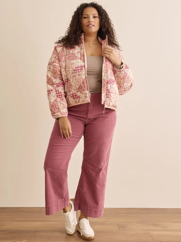 Luna Patchwork Jacket Dustypinkmulti Women Altar039d State Jackets