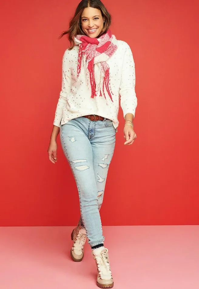 M Jeans By Maurices Vintage High Rise Ripped Jegging Women Maurices Jeans