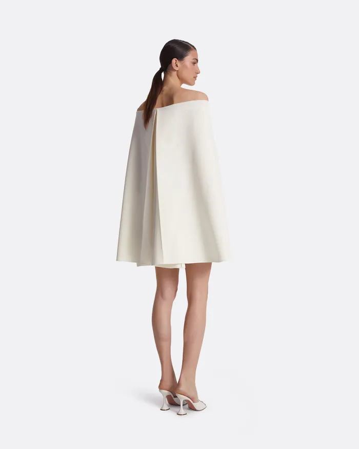 Manorel Ivory Harness and Rowan Fern Embroidered Dress Ivory Bridal Safiyaa Women
