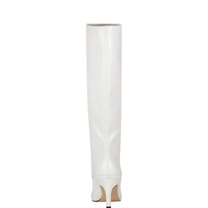 Marc Fisher Boots Women Gentle Dress Boot Ivory Leather