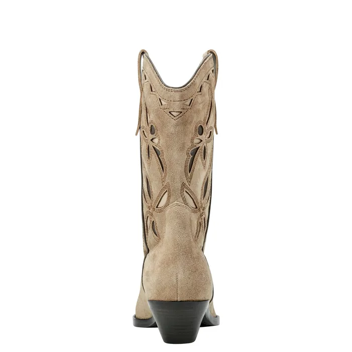 Marc Fisher Boots Women Trista Western Boot Natural Suede