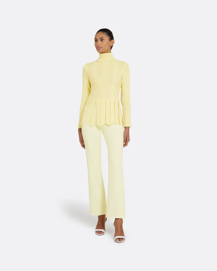 Mari Buttermilk Trousers Buttermilk Trousers Safiyaa Women