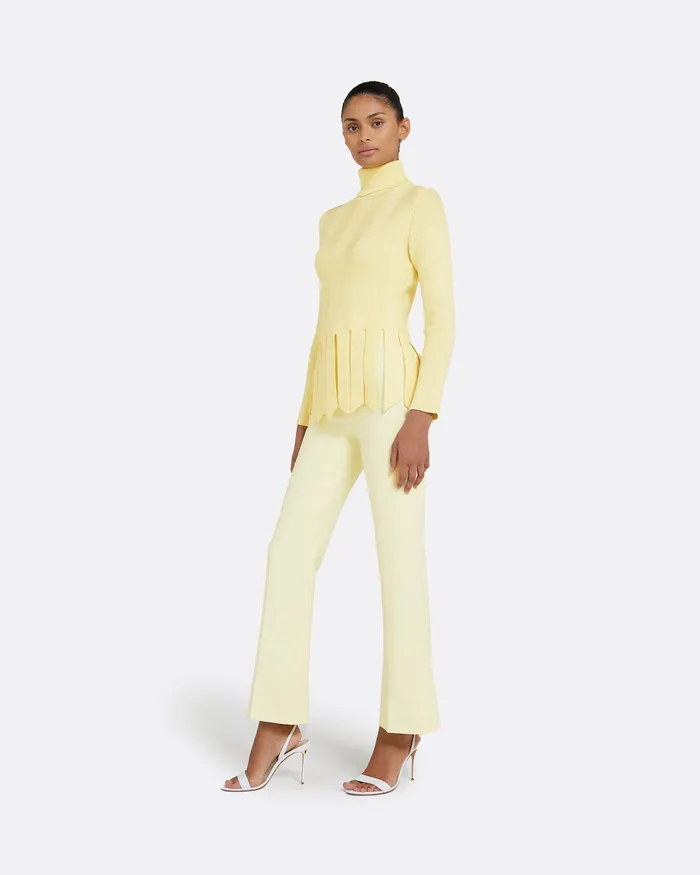 Mari Buttermilk Trousers Buttermilk Trousers Safiyaa Women