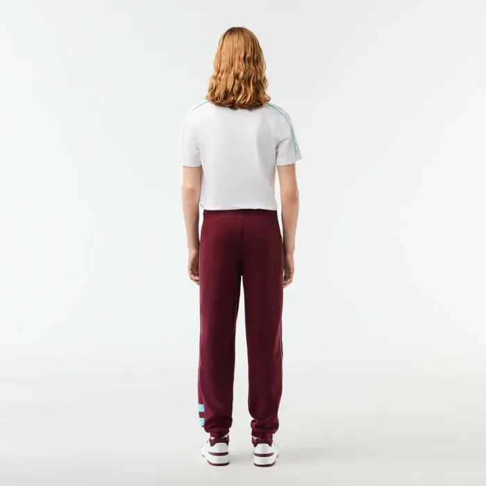 Matching Sets Men Lacoste Men039s Embroidered Regular Fit Sweatpants Bordeaux Blue Ris