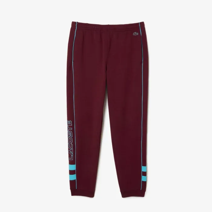 Matching Sets Men Lacoste Men039s Embroidered Regular Fit Sweatpants Bordeaux Blue Ris