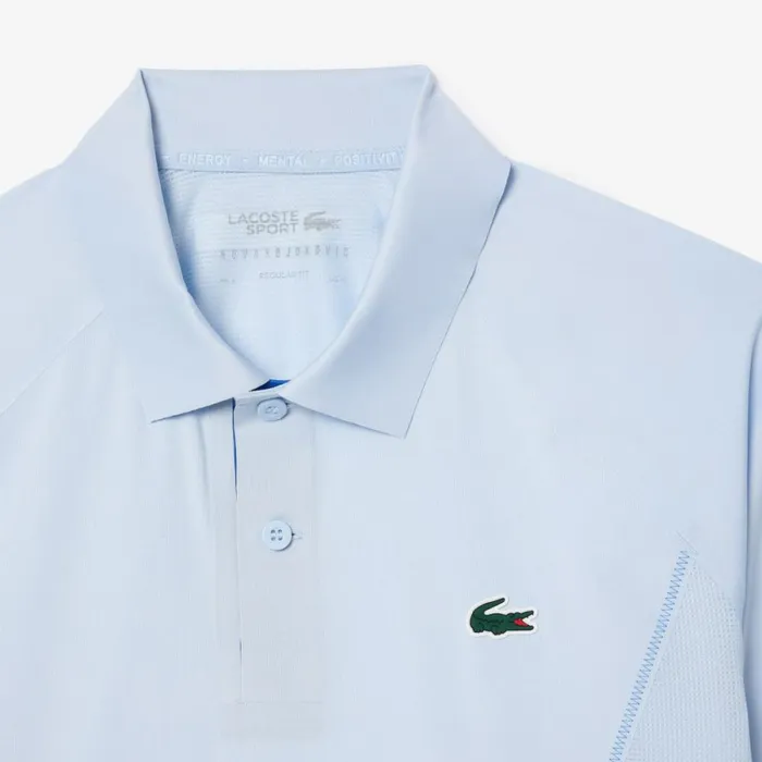 Matching Sets Men Lacoste Men039s Lacoste Tennis X Novak Djokovic UltraDry Polo Phoenix Blue J2g