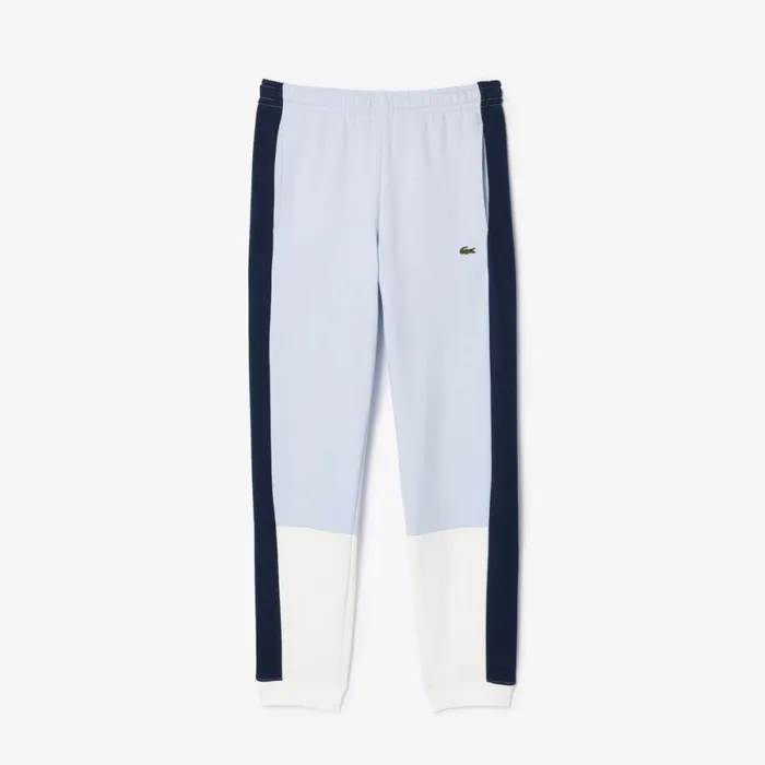 Matching Sets Men Lacoste Men039s Regular Fit Colorblock Joggers Light Blue Navy Blue White Ihi