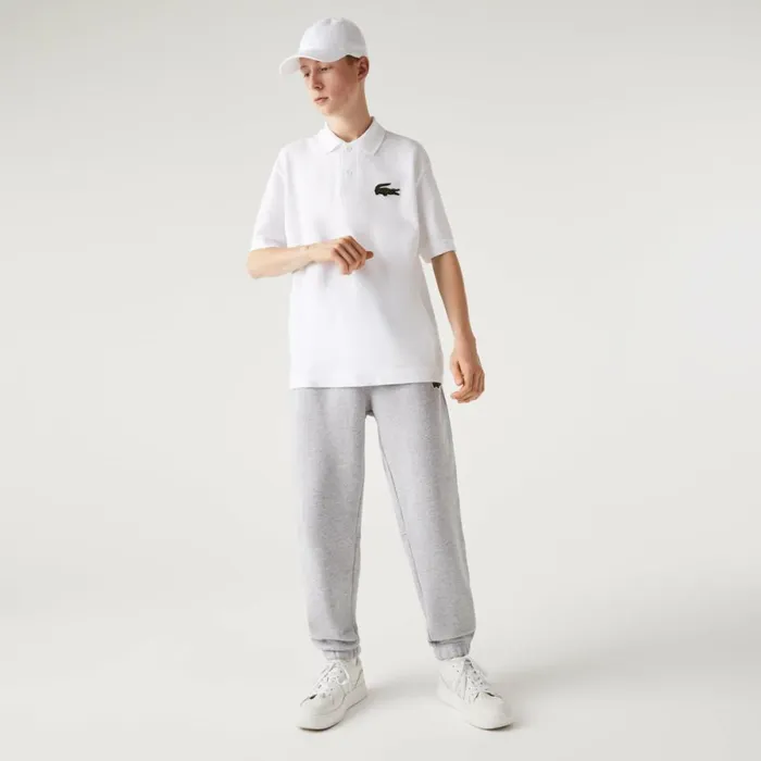 Matching Sets MenWomen Lacoste Unisex Organic Cotton Fleece Sweatpants Grey Chine Cca