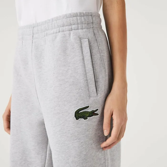 Matching Sets MenWomen Lacoste Unisex Organic Cotton Fleece Sweatpants Grey Chine Cca