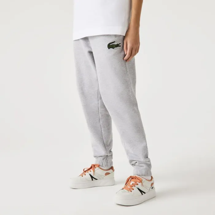 Matching Sets MenWomen Lacoste Unisex Organic Cotton Fleece Sweatpants Grey Chine Cca