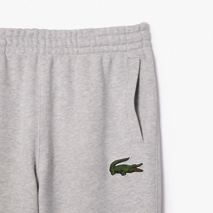 Matching Sets MenWomen Lacoste Unisex Organic Cotton Fleece Sweatpants Grey Chine Cca