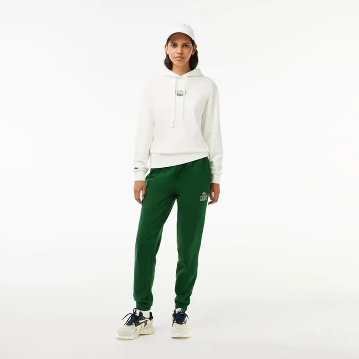 Matching Sets MenWomen Lacoste Unisex Signature Print Sweatpants Pine Green 132