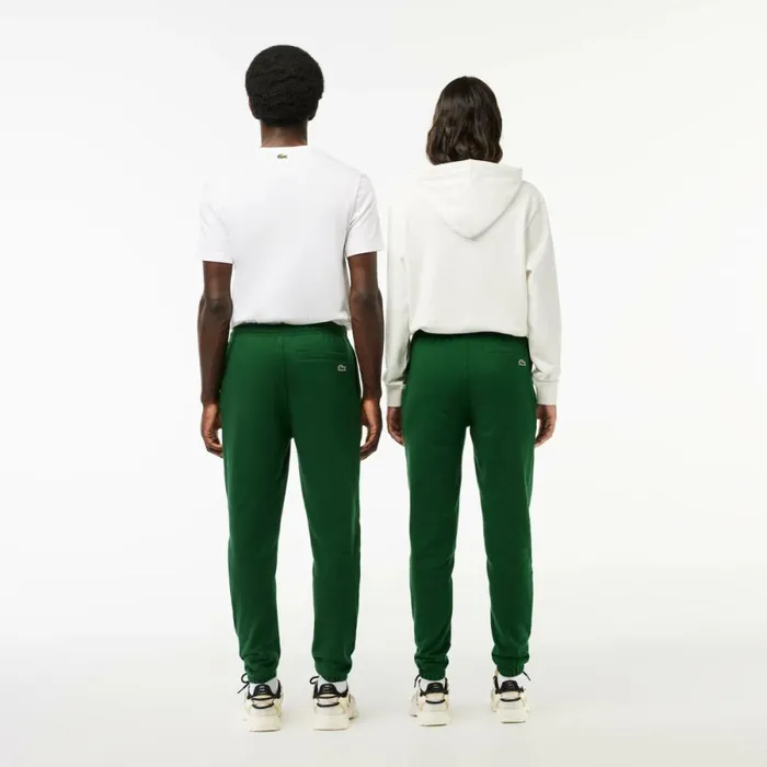 Matching Sets MenWomen Lacoste Unisex Signature Print Sweatpants Pine Green 132