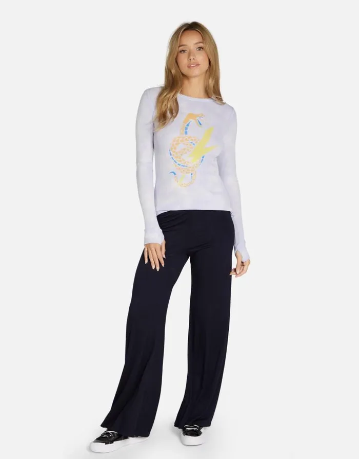 McKinley Lightning Snake Sunfade Lavender Women Lauren Moshi Long Sleeve