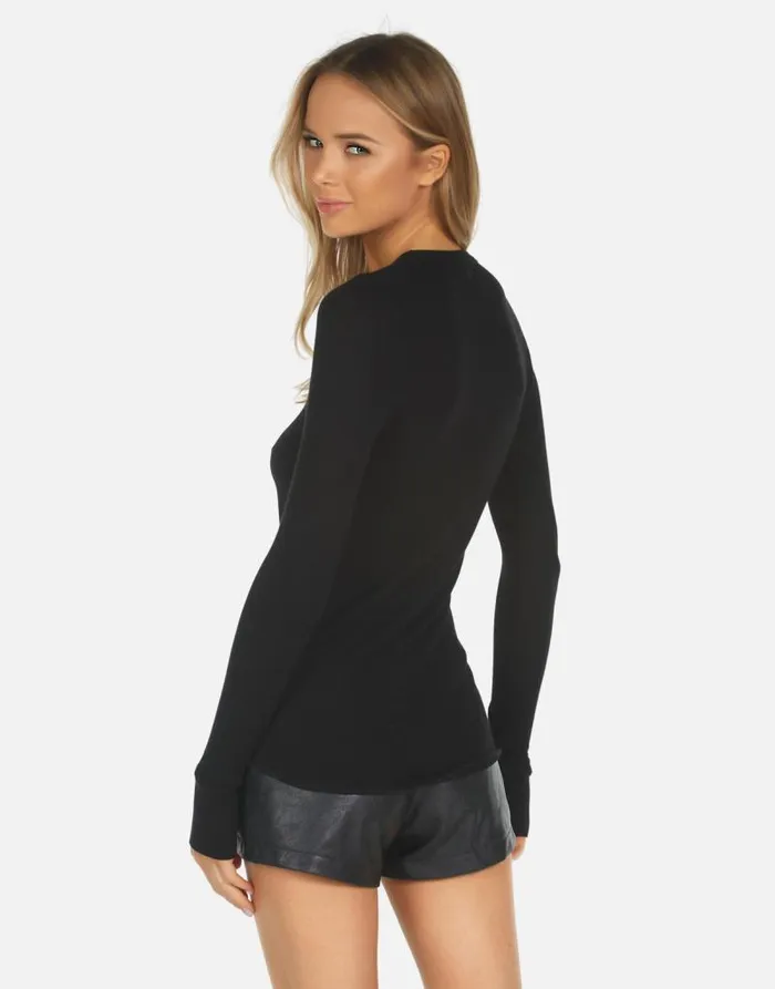 McKinley X Watercolor Eye Black Women Lauren Moshi Long Sleeve