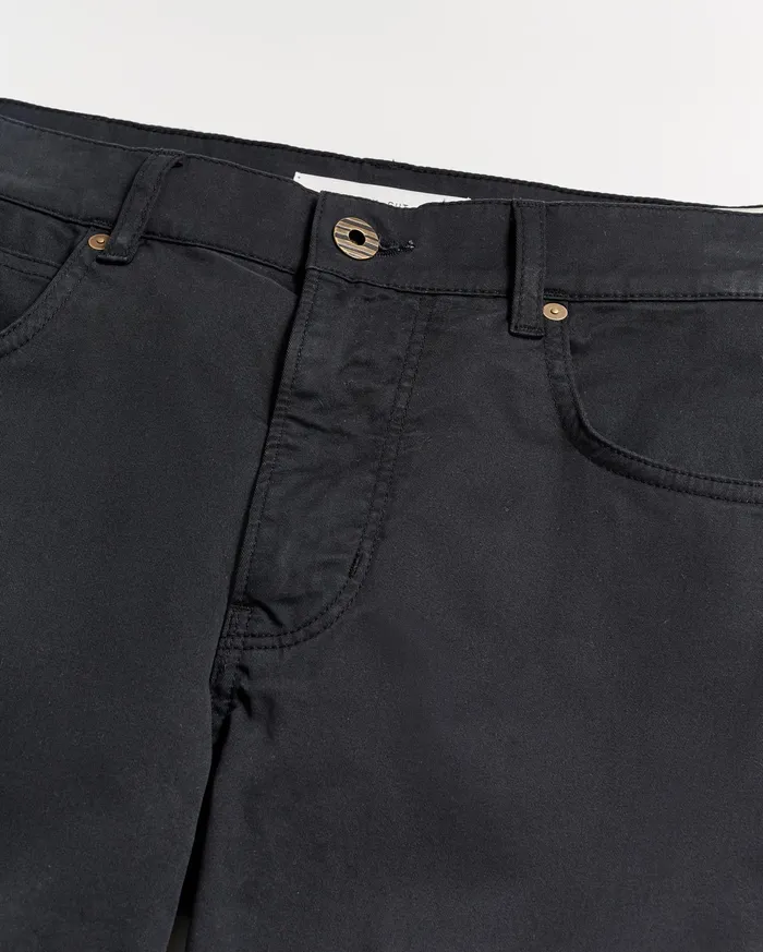 Men 5 Pocket Pant Black Billy Reid Bottoms