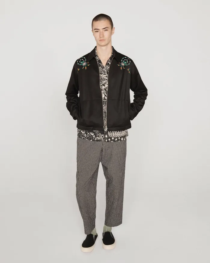 Men Alva Skate Trouser Black Multi YMC Trousers and Shorts