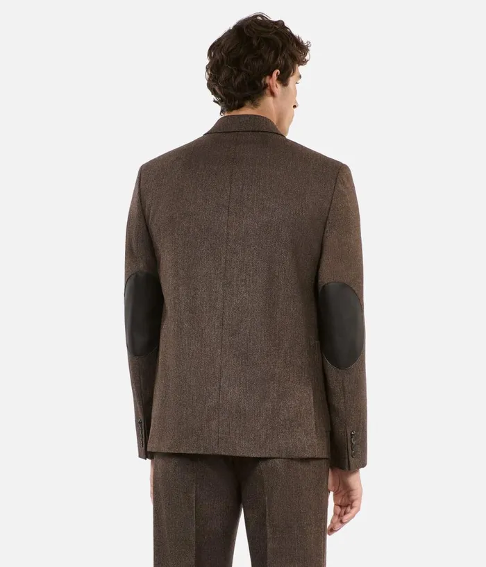 Men Blazers and Suits THE KOOPLES Brown Wool Suit Jacket Men Blazers and Suits THE KOOPLES Brown Wool Suit Jacket