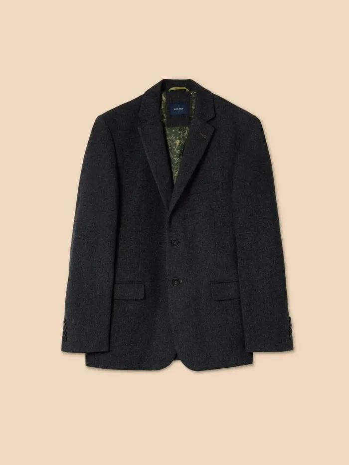 Men BLAZERS White Stuff Heath Blazer Charcoal Grey Men BLAZERS White Stuff Heath Blazer Charcoal Grey