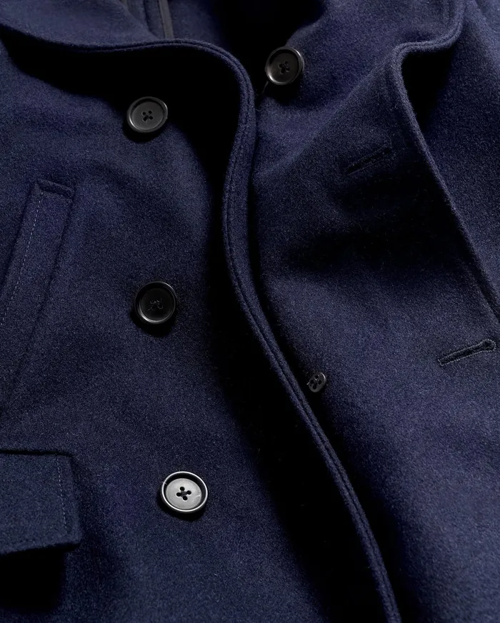 Men Bond Peacoat Navy Billy Reid Jackets and Outerwear