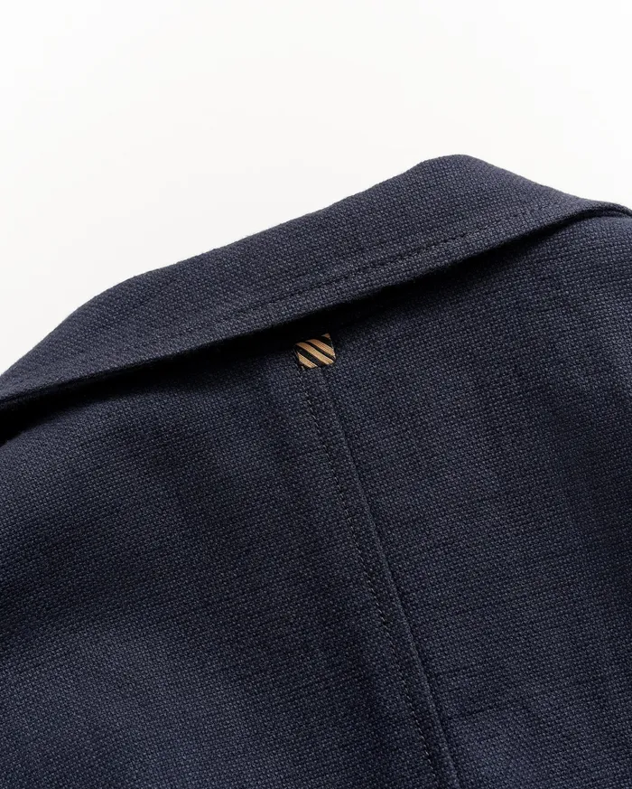 Men Canvas Bond Peacoat Navy Billy Reid Jackets and Outerwear