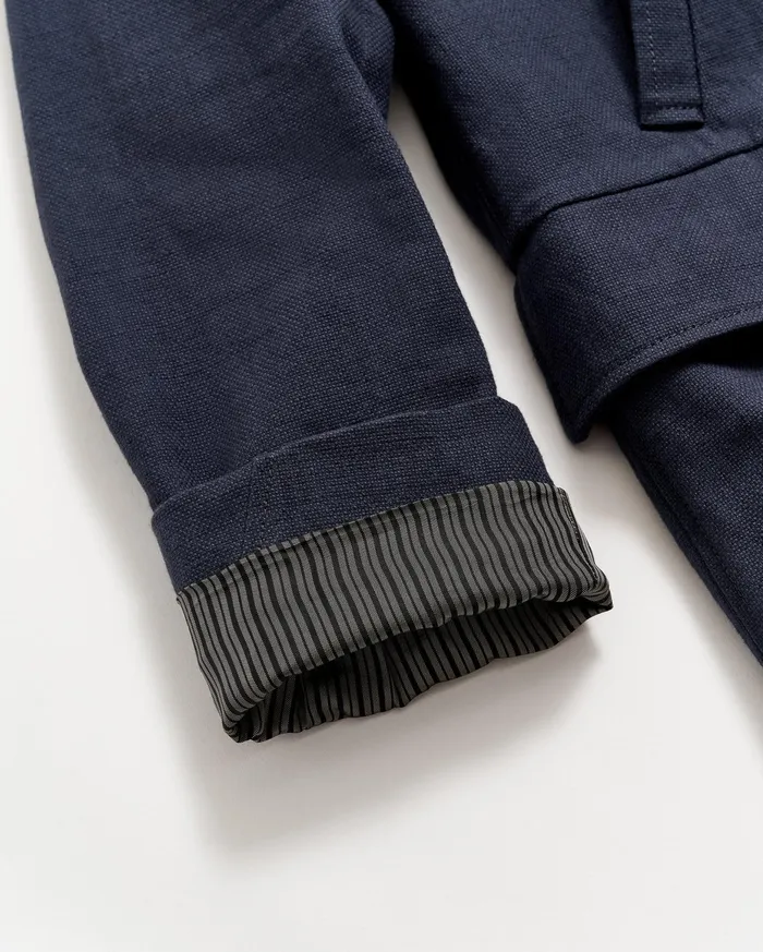 Men Canvas Bond Peacoat Navy Billy Reid Jackets and Outerwear