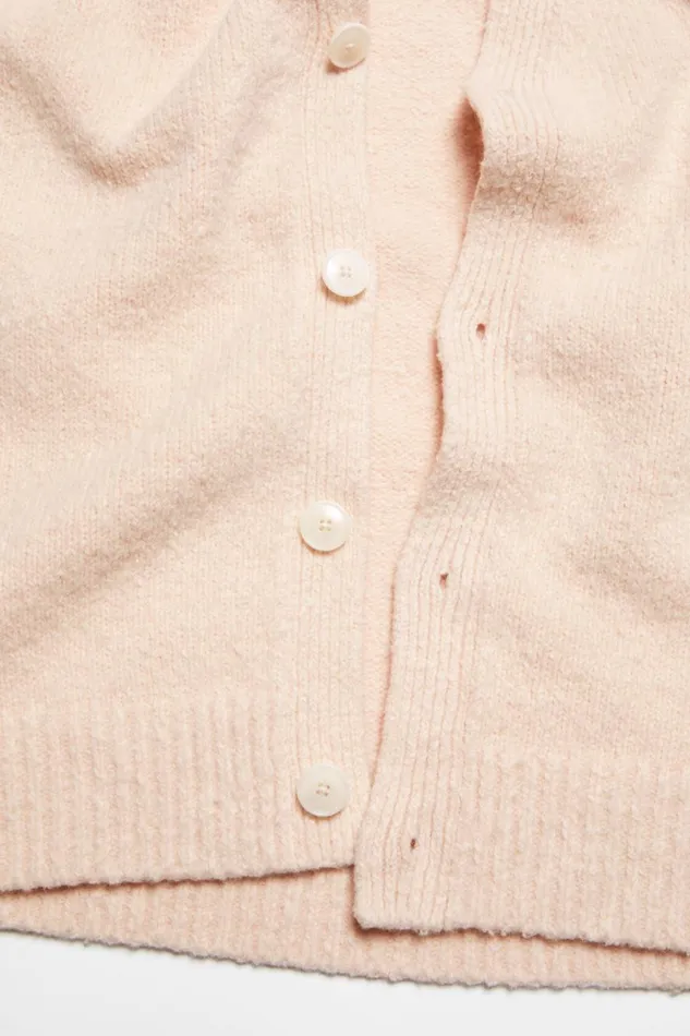 Men Cardigan Wool Blend Light Pink Acne Studios Knitwear