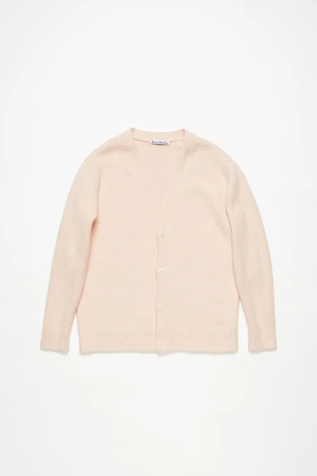 Men Cardigan Wool Blend Light Pink Acne Studios Knitwear