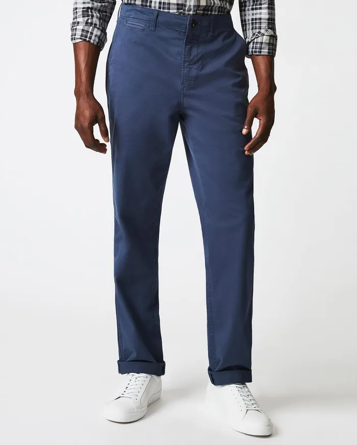 Men Chino Pant Carbon Blue Billy Reid Bottoms