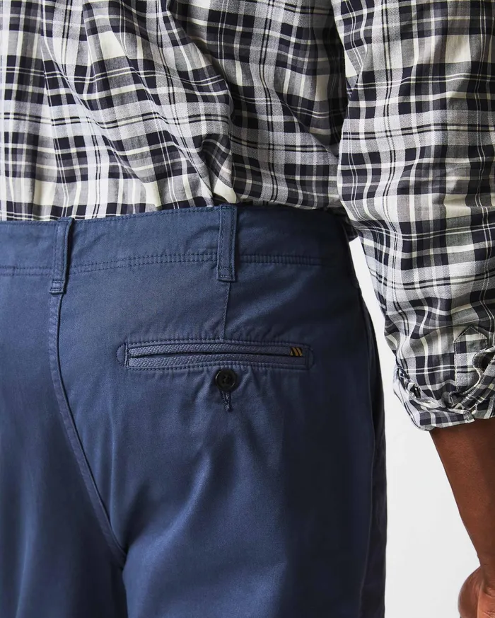 Men Chino Pant Carbon Blue Billy Reid Bottoms