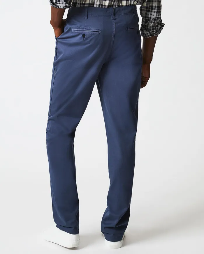 Men Chino Pant Carbon Blue Billy Reid Bottoms