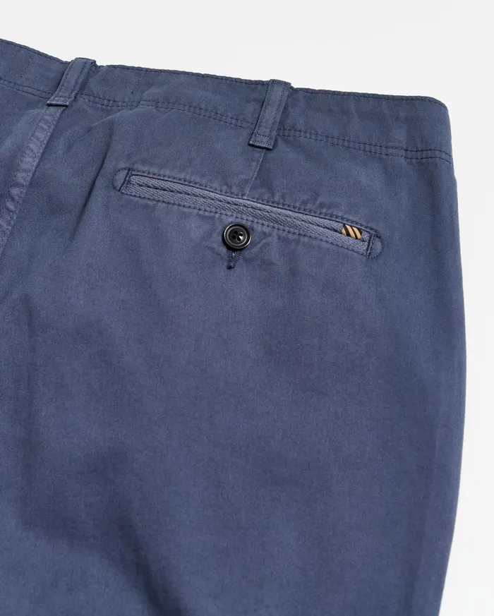 Men Chino Pant Carbon Blue Billy Reid Bottoms