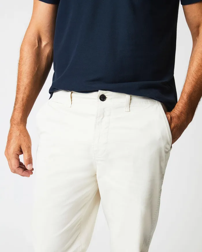 Men Chino Pant Eggshell Billy Reid Bottoms