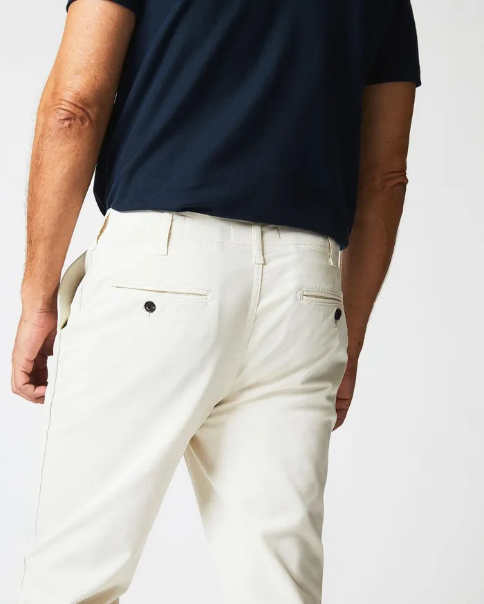 Men Chino Pant Eggshell Billy Reid Bottoms