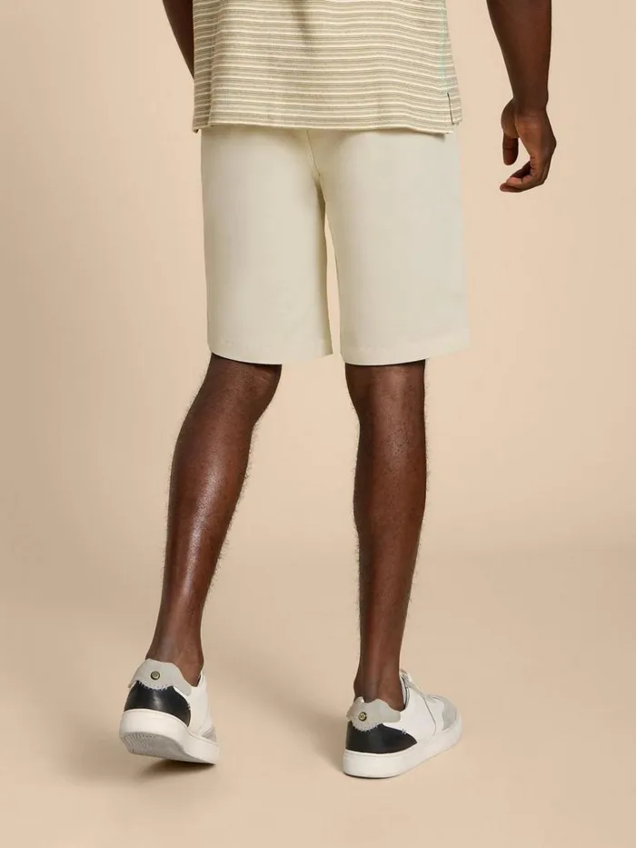 Men CHINOS White Stuff Sutton Organic Chino Short Natural White Men CHINOS White Stuff Sutton Organic Chino Short Natural White