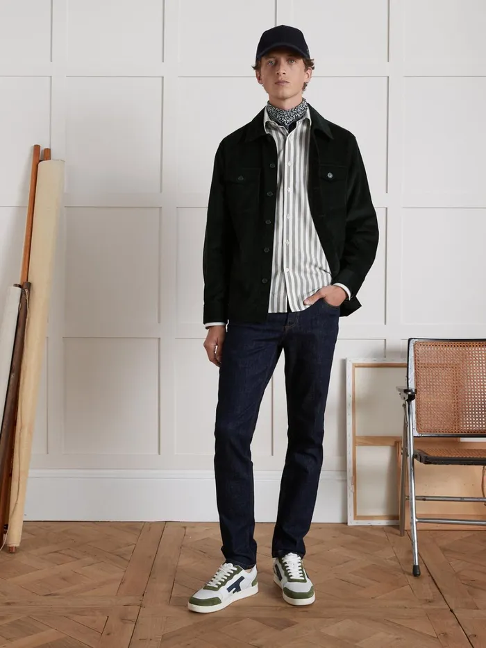 Men Clothing Cyrillus Regular Organic Cotton Jeans With An EcoFriendly Wash Denim Brut