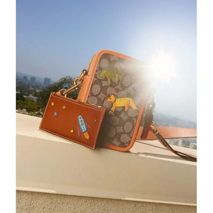 Men Coach X Observed By Us Rogue Crossbody 12 In Signature Jacquard Oakfaded Orange Coach Messenger and Crossbody Men Coach X Observed By Us Rogue Crossbody 12 In Signature Jacquard Oakfaded Orange Coach Messenger and Crossbody