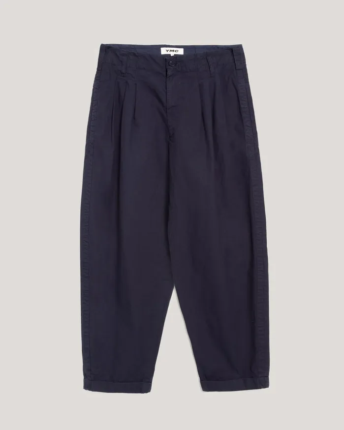 Men Creole Peg Trouser Navy YMC Trousers and Shorts