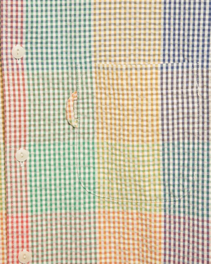Men Curtis Shirt Check Multi YMC Shirts