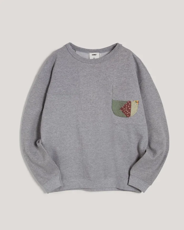 Men Daisy Age Sweatshirt Grey YMC Tops and TShirts