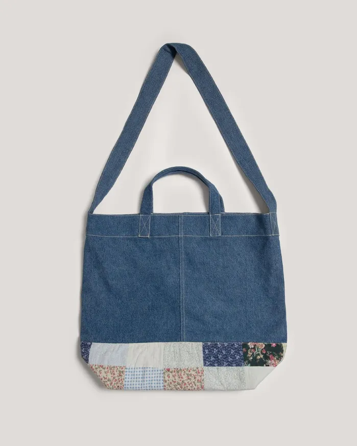 Men Denim Tote Bag Indigo YMC Bags and Wallets