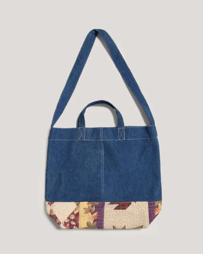 Men Denim Tote Bag Indigo YMC Bags and Wallets