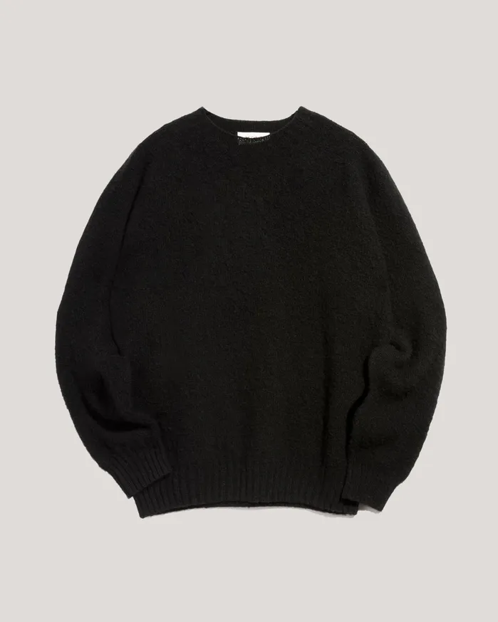 Men Earth Suedehead Jumper Black YMC Knitwear