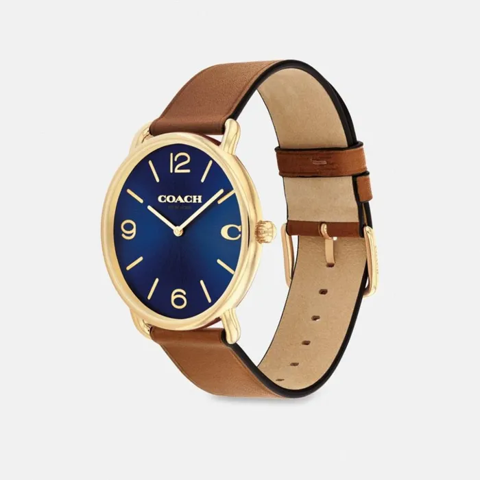 Men Elliot Watch 41 Mm Saddlenavy Coach Watches
